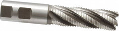 Hertel - 1" Diam, Coarse Pitch, 3" LOC, 5 Flute Cobalt Roughing Square End Mill - Uncoated, 5-1/2" OAL, 1" Shank Diam, Single End, 30° Helix - Americas Industrial Supply