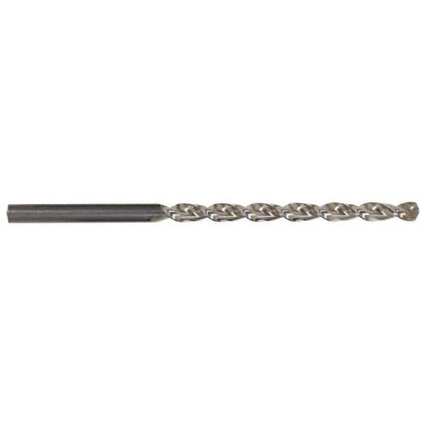 Taper Length Drill Bit: 0.1990″ Dia, 130 ° Bright/Uncoated, RH Cut, Parabolic Flute, Cylindrical Shank, Series 535