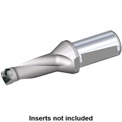 Kennametal - 116mm Max Drill Depth, 2.5xD, 58mm Diam, Indexable Insert Drill - 2 Inserts, 50mm Shank Diam, Whistle Notch Shank - Americas Industrial Supply