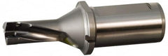 Kennametal - 61.5mm Max Drill Depth, 3xD, 20.5mm Diam, Indexable Insert Drill - 2 Inserts, 63/64" Shank Diam, Whistle Notch Shank - Americas Industrial Supply