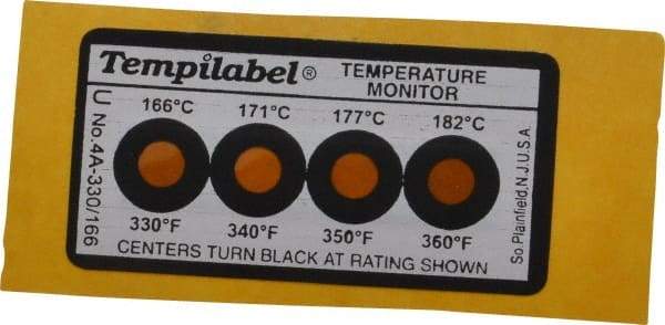 Tempil - 166/171/177/182°C Temp Indicating Label - Americas Industrial Supply