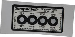Tempil - 52/66/79/93°C Temp Indicating Label - Americas Industrial Supply