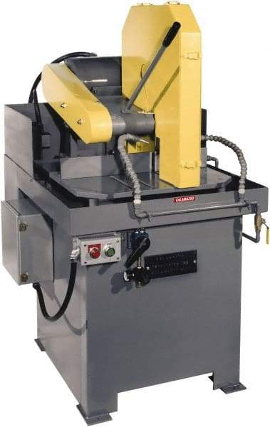 Kalamazoo - 20" Blade Diam, 1" Arbor Hole, Straight Chop & Cutoff Saw - 1,550 RPM, 20 hp, 220/440 Volts, 3 Phase - Americas Industrial Supply