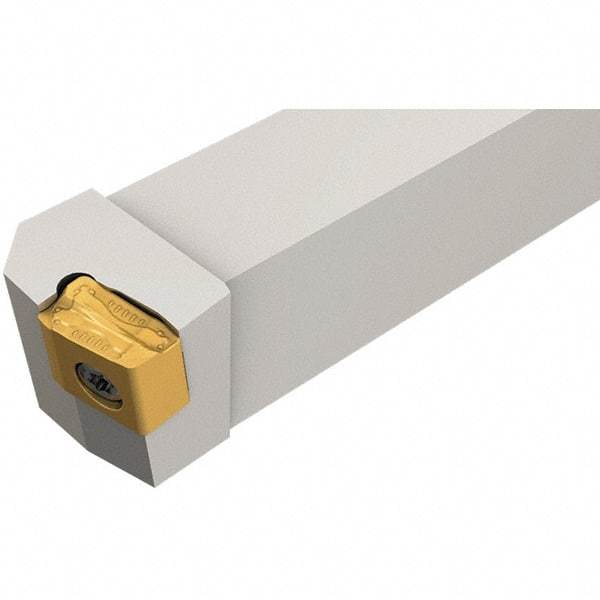 Iscar - SLLN, Left Hand Cut, 1" Shank Height x 1" Shank Width, Positive Rake Indexable Turning Toolholder - 6" OAL, LNMX Insert Compatibility, Series FeedTurn - Americas Industrial Supply
