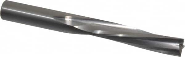 Onsrud - 1/2" Cutting Diam x 2-1/8" Length of Cut, 3 Flute, Downcut Spiral Router Bit - Uncoated, Right Hand Cut, Solid Carbide, 4-1/2" OAL x 1/2" Shank Diam, Three Edge, 10° Helix Angle - Americas Industrial Supply