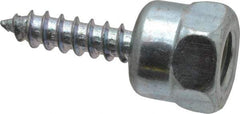 Buildex - 3/8" Zinc-Plated Steel Vertical (End Drilled) Mount Threaded Rod Anchor - 5/8" Diam x 1" Long, 670 Lb Ultimate Pullout, For Use with Wood - Americas Industrial Supply