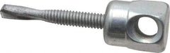 ITW Buildex - 3/8" Zinc-Plated Steel Horizontal (Cross Drilled) Mount Threaded Rod Anchor - 5/8" Diam x 1-1/2" Long, 970 Lb Ultimate Pullout, For Use with Steel - Americas Industrial Supply