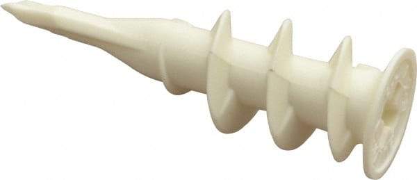 Buildex - #6 to 8 Screw, 0.2812" Diam, 1-5/8" Long, 3/8 to 3/4" Thick, Self Drilling Drywall & Hollow Wall Anchor - Plastic, Grade 6/6, Use in Drywall - Americas Industrial Supply
