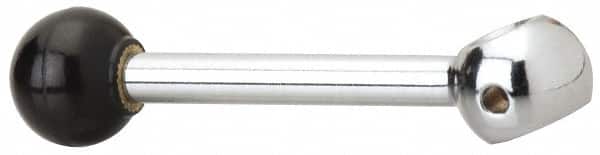 Gibraltar - 1 Offset Arm, 5/16" Hole, Reamed Clamping Handle - 25/32" Hub Diam, 13/16" Ball Diam - Americas Industrial Supply