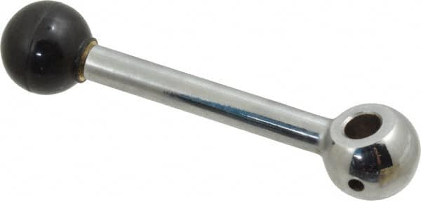 Gibraltar - 1 Offset Arm, 3/8" Hole, Reamed Clamping Handle - 1" Hub Diam, 15/16" Ball Diam - Americas Industrial Supply