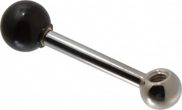 Gibraltar - 1 Offset Arm, 3/8-16" Hole, Tapped Clamping Handle - 25/32" Hub Diam, 13/16" Ball Diam - Americas Industrial Supply