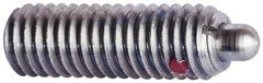 TE-CO - Threaded Spring Plungers Thread Size: 3/8-16 Thread Length (Inch): 1-1/8 - Americas Industrial Supply