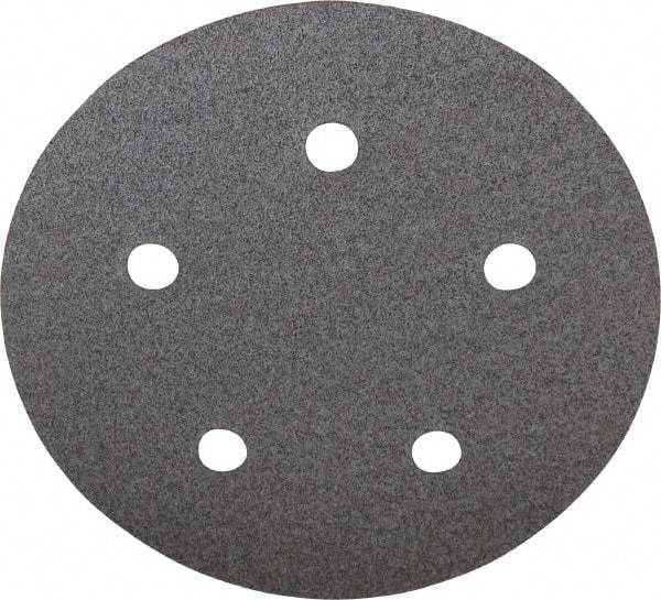Norton - 5" Diam, 80 Grit, Aluminum Oxide Hook & Loop Disc - Medium Grade, Coated, B Weight Paper Backing, Series A275 - Americas Industrial Supply