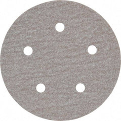 Norton - 5" Diam, 100 Grit, Aluminum Oxide Hook & Loop Disc - Fine Grade, Coated, B Weight Paper Backing, Series A275 - Americas Industrial Supply