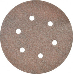 Norton - 6" Diam, 100 Grit, Aluminum Oxide Hook & Loop Disc - Fine Grade, Coated, B Weight Paper Backing, Series A275 - Americas Industrial Supply