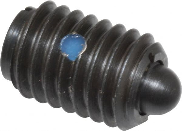 TE-CO - 1/2-13, 3/4" Thread Length, 0.151" Plunger Projection, Steel Threaded Spring Plunger - Americas Industrial Supply