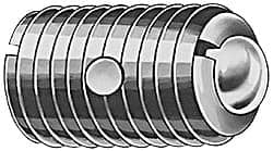 TE-CO - M12x1.75, 8mm Ball Diam, 22mm Body Length, 2.49mm Max Ball Reach, Threaded Ball Plunger - Americas Industrial Supply