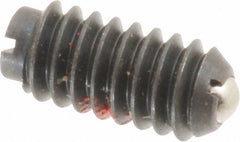 TE-CO - 1/4-20, 0.125" Ball Diam, 17/32" Body Length, 0.035" Max Ball Reach, Threaded Ball Plunger - Americas Industrial Supply