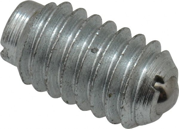 TE-CO - 5/16-18, 0.156" Ball Diam, 37/64" Body Length, 0.04" Max Ball Reach, Threaded Ball Plunger - Americas Industrial Supply