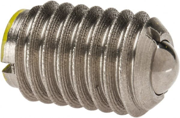TE-CO - 1/2-13, 0.281" Ball Diam, 3/4" Body Length, 0.072" Max Ball Reach, Threaded Ball Plunger - Americas Industrial Supply