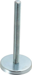 Gibraltar - 5/8-11 Bolt Thread, Stud Mount Leveling Pad & Mount - 500 Max Lb Capacity, 3-3/16" Base Diam, 6" Thread Length - Americas Industrial Supply