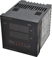 Dwyer - -350 to 2,500°F 1/4 DIN Temperature Control - Dual 4-Digit LCD Display, PID Control, 100-240 VAC/VDC - Americas Industrial Supply