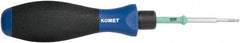 Komet - TP15 Torx Plus Drive, Driver for Indexable Boring Bars, Counterbores and Drilling - Compatible with Clamp Screws, Insert Screws - Americas Industrial Supply