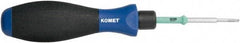 Komet - TP10 Torx Plus Drive, Flag Handle Driver for Indexable Tools - Compatible with Clamp Screws, Insert Screws - Americas Industrial Supply