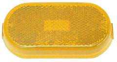 Peterson - 4-1/8" Long x 2" Wide, Amber Lens & Reflector - Plastic, 12 Volt - Americas Industrial Supply