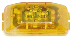 Peterson - 2-7/8" Long x 1-1/2" Wide, Amber Lens & Reflector - Plastic, 12 Volt - Americas Industrial Supply