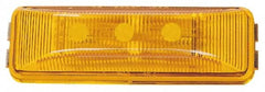 Peterson - 3-13/16" Long x 1" Wide, Amber Lens & Reflector - Plastic, 12 Volt - Americas Industrial Supply