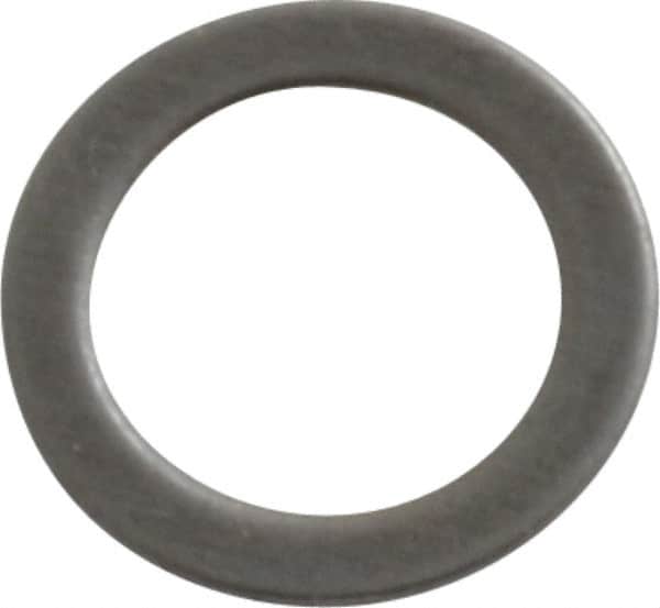 Precision Brand - 0.015" Thick, 1/4" Inside x 0.366" OD, Shortening Shim - 1/4" Screw, 1075 Spring Steel - Americas Industrial Supply
