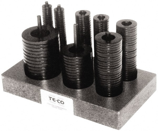 TE-CO - Washer Assortments Type: Flat Number of Pieces: 40 - Americas Industrial Supply