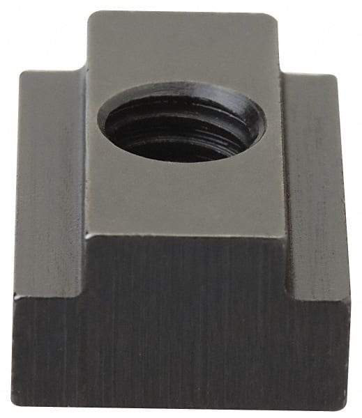 Gibraltar - 1-8 Blind Tapped T Slot Nut - 1-1/4" Slot Width, 2 x 7/8" Base Width x Height, 2 x 1-1/4" OAL x Height - Americas Industrial Supply