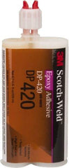 3M - 200 mL Bottle Two Part Epoxy - 20 min Working Time, 4,500 psi Shear Strength, Series DP420 - Americas Industrial Supply
