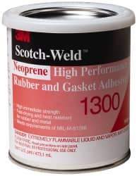 3M - 16 oz Can Yellow Butyl Rubber Joint Sealant - 300°F Max Operating Temp, 4 min Tack Free Dry Time, Series 1300 - Americas Industrial Supply