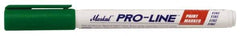 Markal - Green Liquid Enamel-Based Paint Marker - Fine Tip, Alcohol Base Ink - Americas Industrial Supply