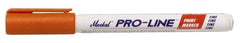 Markal - Orange Liquid Enamel-Based Paint Marker - Fine Tip, Alcohol Base Ink - Americas Industrial Supply