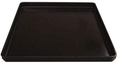 MFG Tray - 200 Lb Load Capacity Black Fiberglass Tote Container - Stacking, 26" Long x 20" Wide x 1-1/2" High - Americas Industrial Supply