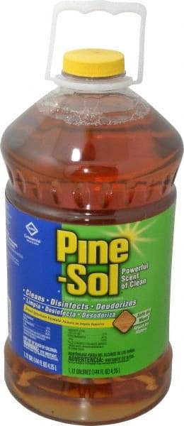 Pine-Sol - 144 oz Bottle All-Purpose Cleaner - Liquid, Disinfectant, Pine - Americas Industrial Supply