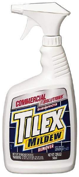 Tilex - 32 oz Spray Bottle Liquid Bathroom Cleaner - Unscented Scent, Mold & Mildew Cleaner - Americas Industrial Supply