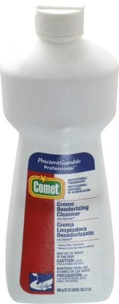 Comet USA LLC - 32 oz Bottle Liquid Bathroom Cleaner - Bleach Scent, Disinfectant, General Purpose Cleaner - Americas Industrial Supply