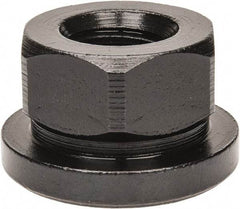 TE-CO - 1/2-13, 1-1/8" Flange Diam, 11/16" High, 7/8" Across Flats, Flange Nut - Grade 12L14 Steel, Black Oxide Finish, 3/16" Flange Height, TCMAI - Americas Industrial Supply