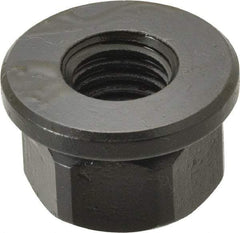 TE-CO - 5/8-11, 1-3/8" Flange Diam, 13/16" High, 1-1/16" Across Flats, Flange Nut - Grade 12L14 Steel, Black Oxide Finish, 3/16" Flange Height, TCMAI - Americas Industrial Supply