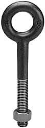 Gibraltar - 2,100 Lb Capacity, Steel, 1/2 Thread, Lifting Eye Bolt - Partially Threaded, 4-1/2" Shank, 2" Thread Length, No Shoulder - Americas Industrial Supply