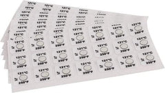 Tempil - 121°C Temp Indicating Label - 1 Rating - Americas Industrial Supply