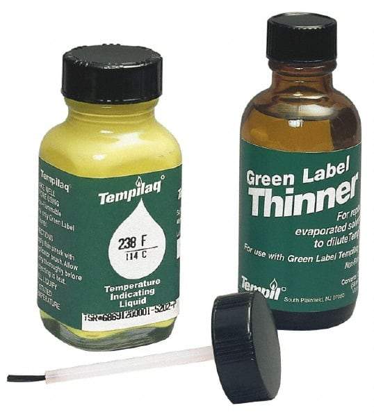 Tempil - 1,150°F Temp Indicating Liquid - 2 Ounce Container, 621°C - Americas Industrial Supply