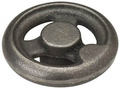 Gibraltar - 10", 3 Spoke Straight Handwheel - 2" Hub, Cast Iron, Chrome Plated Finish - Americas Industrial Supply