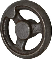 Gibraltar - 4", 3 Spoke Straight Handwheel - 1.2" Hub, Cast Iron, Plain Finish - Americas Industrial Supply