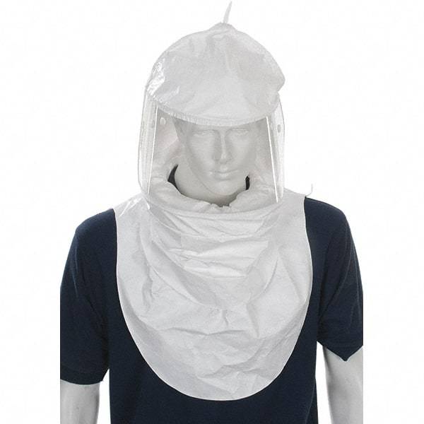 BULLARD - PAPR & Supplied Air (SAR) Headgear - CC20 DBL BIB WHT TYCHEM QC RESPIRATOR HOOD - Americas Industrial Supply